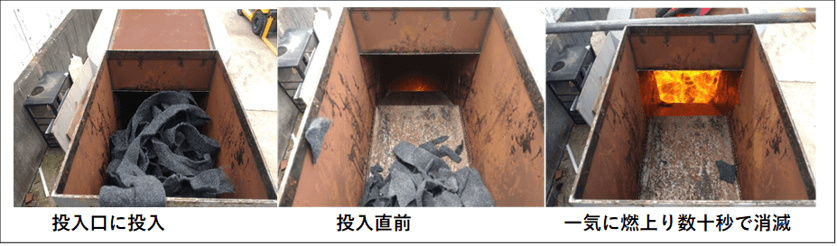 フェルト投入