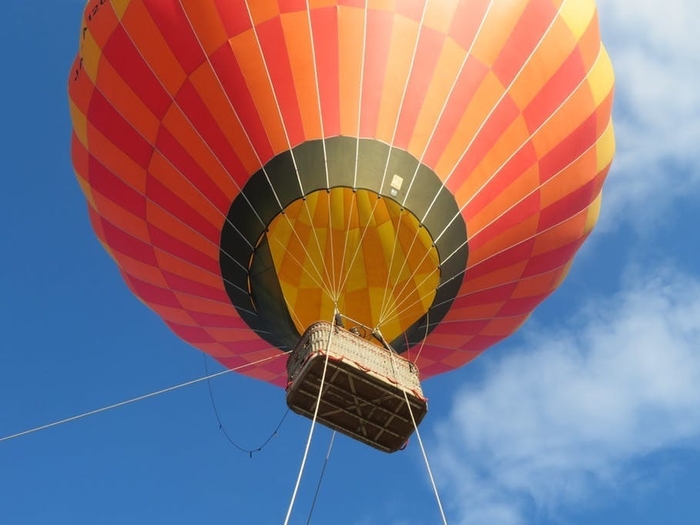 リターン例 熱気球体験