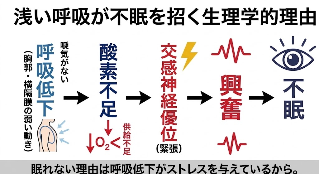 不眠症が睡眠薬でも改善しない理由──眠れない原因は"心"ではなく、重力の向きが90度変わり、誰でも眠ると呼吸が弱くなるから