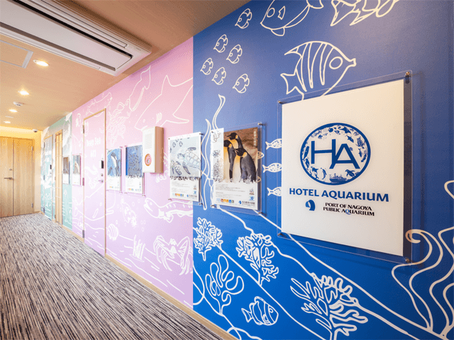 ゴールドステイ栄 HOTEL AQUARIUM 廊下