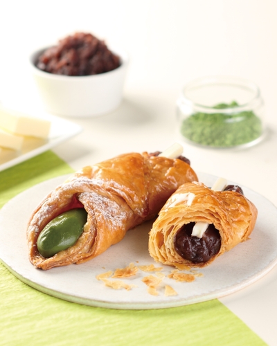 おくるみパイ　抹茶重ね