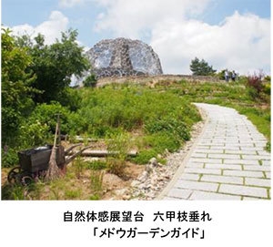 自然体感展望台 六甲枝垂れ 「メドウガーデンガイド」