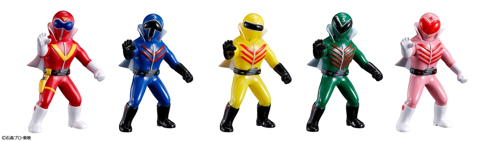 HEROES VINYL ART 秘密戦隊ゴレンジャー ソフビセット(劇中カラー)_2