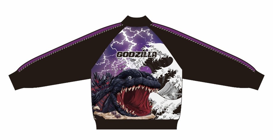ニジゲンノモリ「ゴジラ迎撃作戦」新デザインのアパレルグッズが登場
『オリジナル“GODZILLA”スカジャン付きVIPジャーニーパス』
4月25日（土）より新デザイン登場！