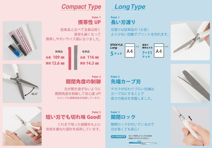 スティッキールはさみ 特長