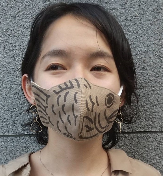 たいやきマスク 中サイズ(小学校高学年~小柄な女性向け)