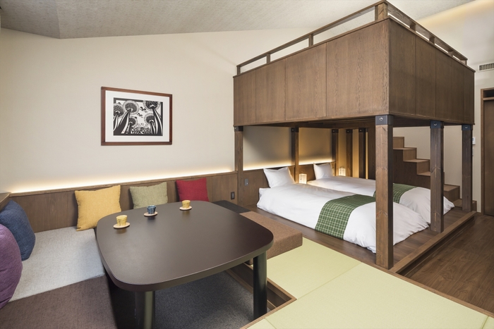 【界 アルプス】信濃もてなしの間 ロフト付き客室