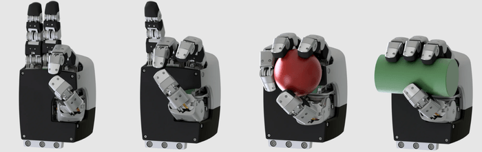 図. 器用な多指ロボットハンドの製品画像