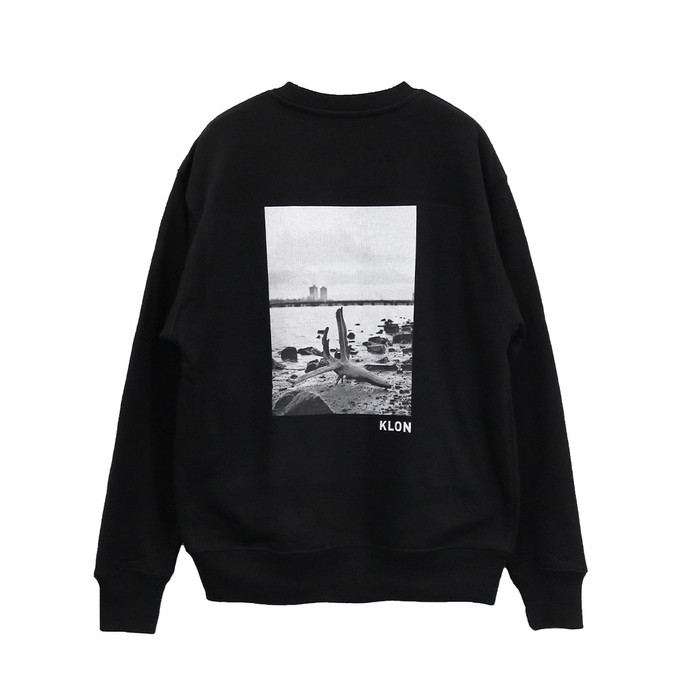 graphic SWEAT drifting wood(BLACK)