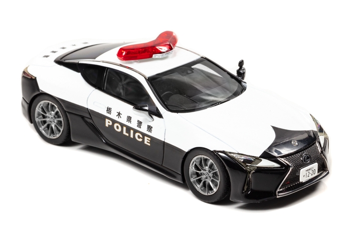 RAI'S 1/43 レクサス LC500 (URZ100) 2020 栃木県警察交通部交通機動隊車両:右前