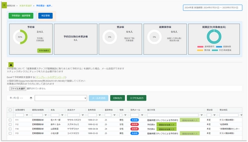 健康診断の業務削減をお手伝い　 キリハレから「健康診断管理システム」をリリース