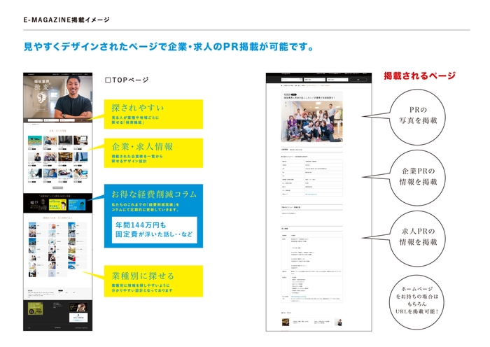 「E-magazine」掲載イメージ