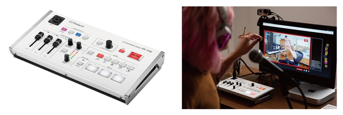 『VR-1HD』/『VR-1HD』を使って自宅で演奏をライブ配信するイメージ