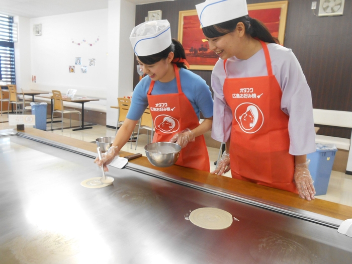 手ぶらOK!すべてのコースにオリジナルエプロンと紙帽子付!