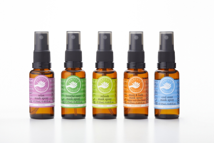 マスクスプレーのラインアップ(全5種類)