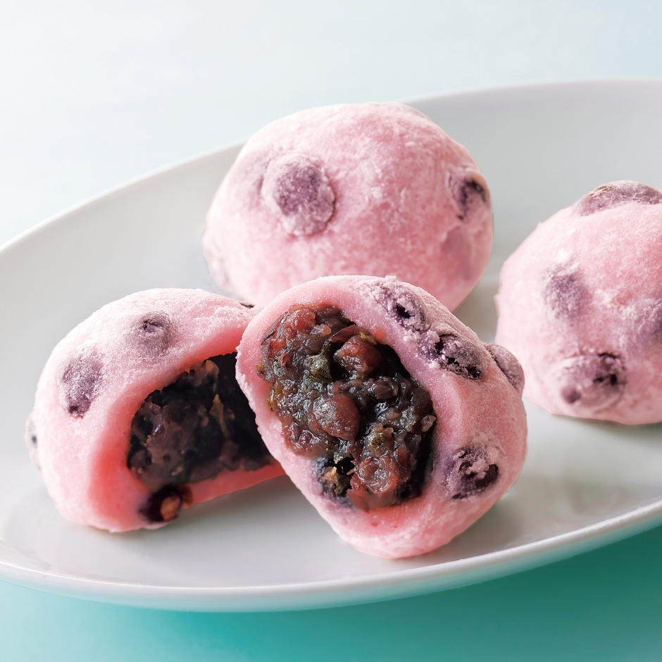 桜の黒豆大福(2)