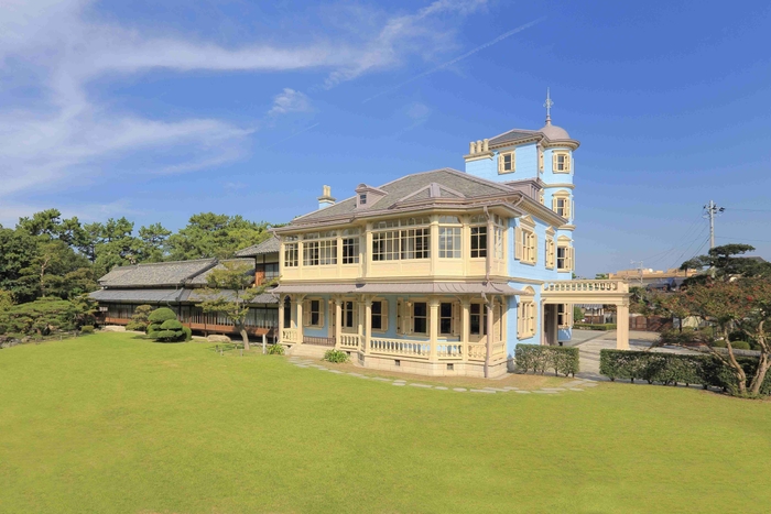 国指定重要文化財の六華苑(三重県桑名市)