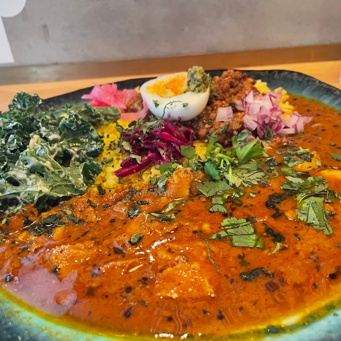 チキンカレー側