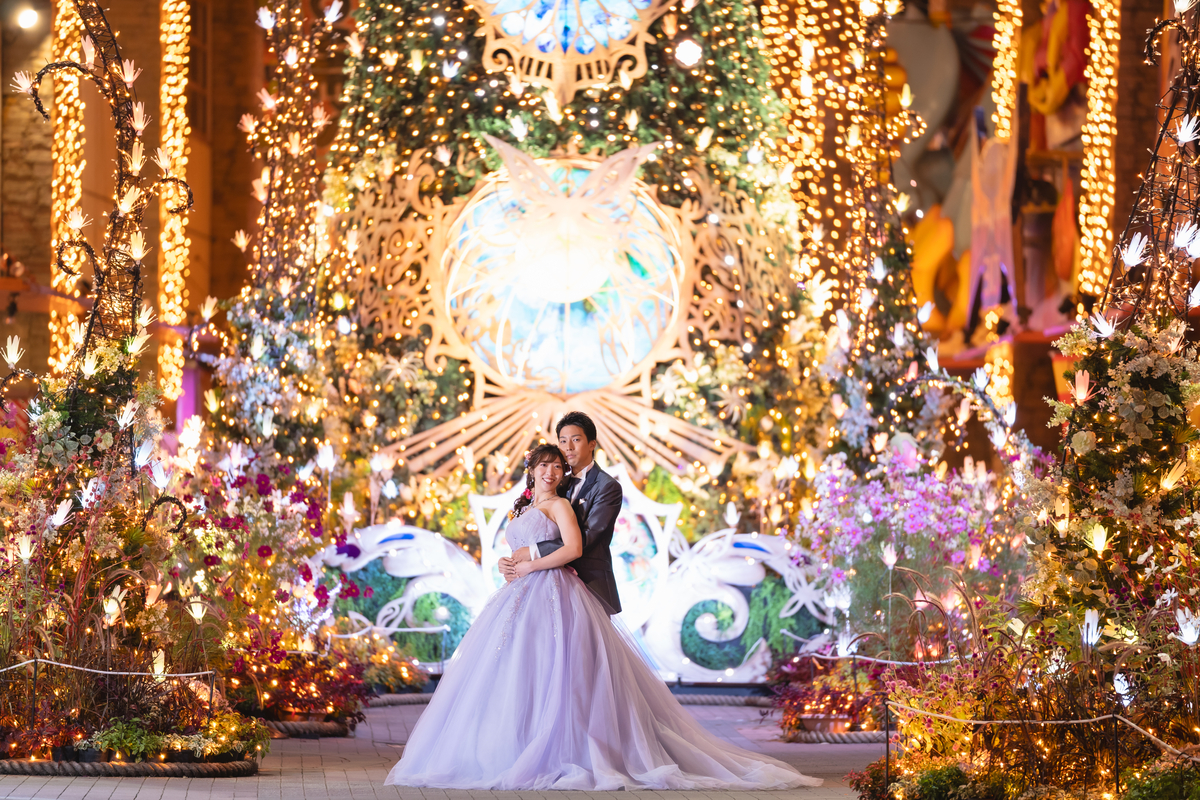 秋のブライダルシーズン到来! ひらパー各所で実施する 「ウェディングフォトロケーションサービス」 が人気です!