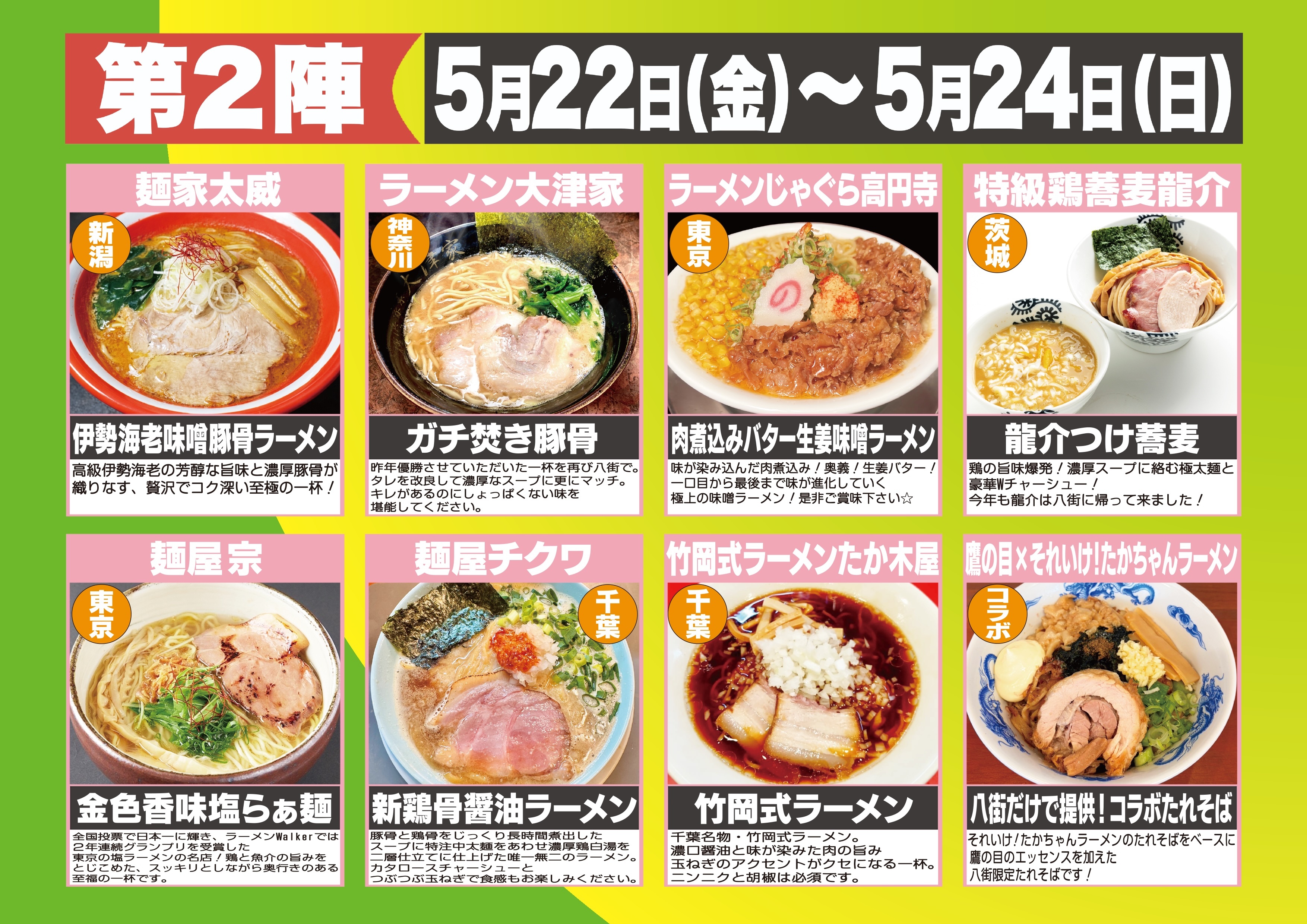 第2陣ラインナップ