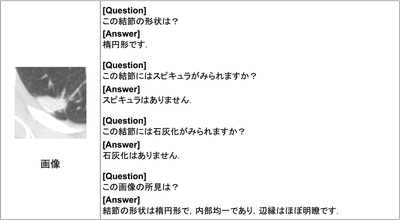 図2:開発した視覚言語モデルによる応答例