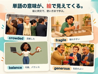 英単語のイラスト例