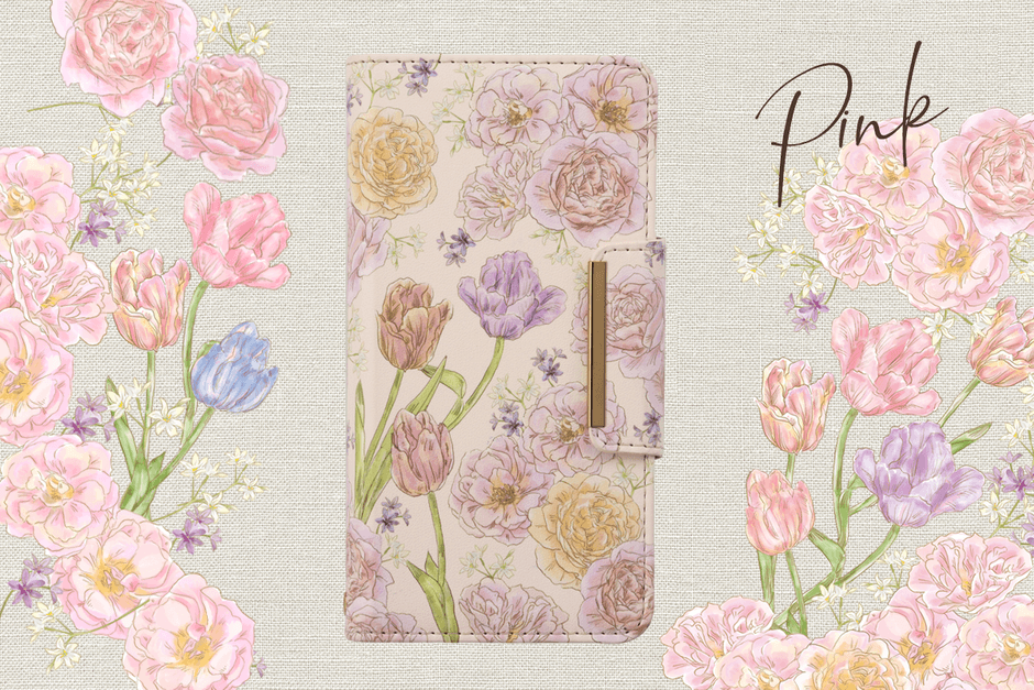 NTTドコモのスマホカバーに 「花屋さんのお花柄」を提供 「いつも手に