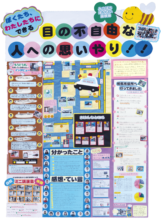 ◆文部科学大臣賞【福島県】相馬市川原町児童センター「みつばち防災探検隊」