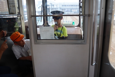 車内放送体験　イメージ