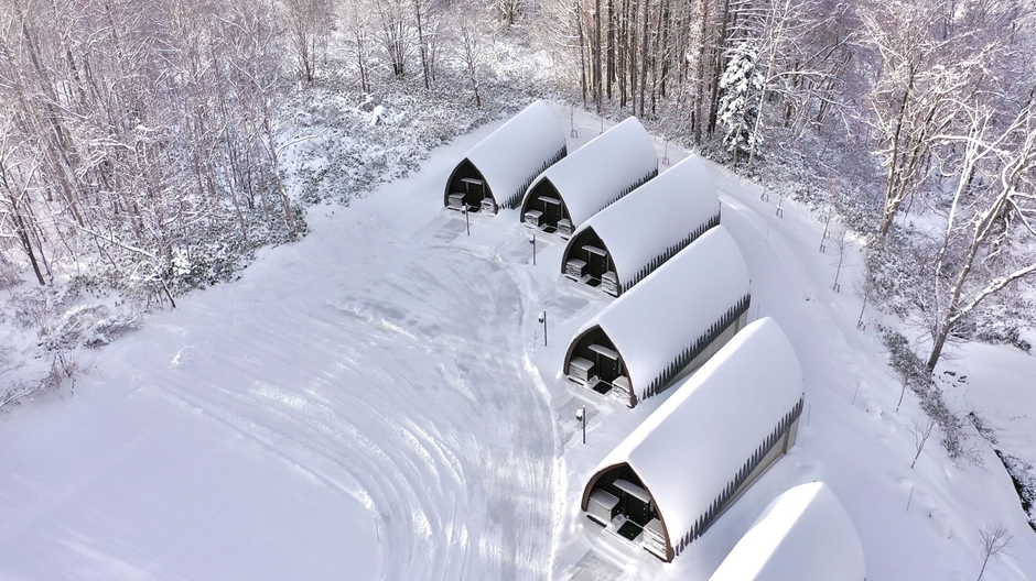 アンダル コレクション ニセコ 客室ヴィラ群【雪景色】