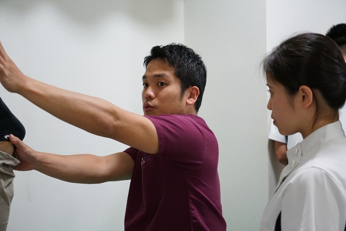 接骨院での実習風景(2)