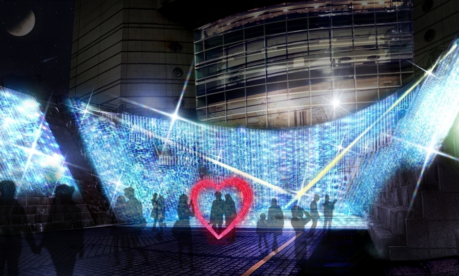 横浜ランドマークタワー ドックヤードガーデン イルミネーション