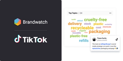 ブレインパッドが取り扱う「Brandwatch Consumer Research」に 新機能、TikTokデータの取得・分析機能を実装