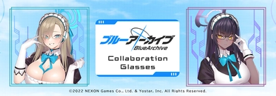 「ブルーアーカイブ」コラボレーション眼鏡 「一之瀬アスナ モデル」、「角楯カリン モデル」 2023年2月18日(土)より予約受付開始！