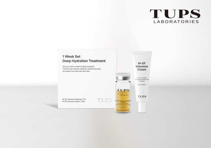 TUPS 集中トライアルセット：TUPS Deep Hydration Treatment 1-Week Set