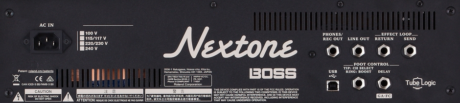 『Nextone Artist』リア・パネル