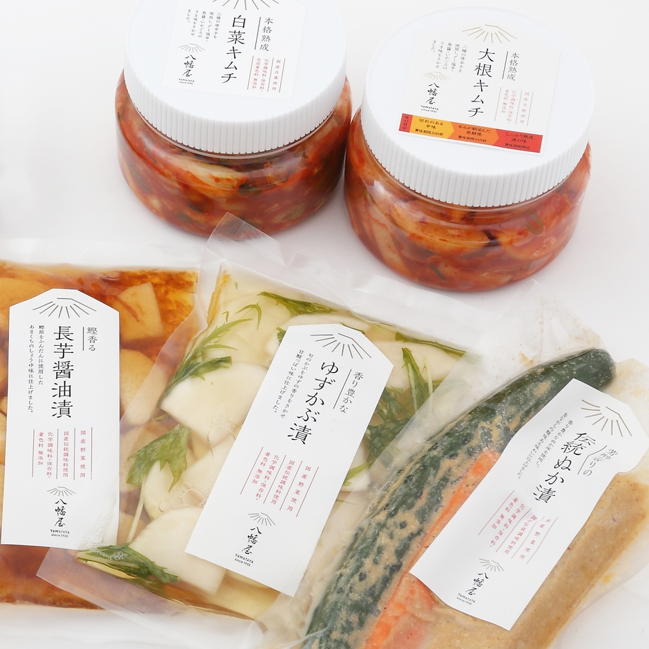 オープンに合わせて浅漬け、キムチの新商品もラインナップ 