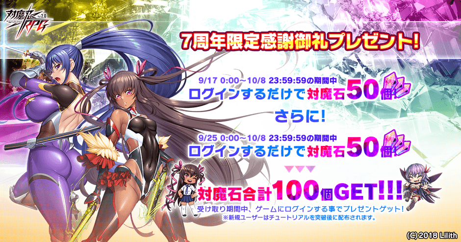 7周年記念感謝御礼プレゼント