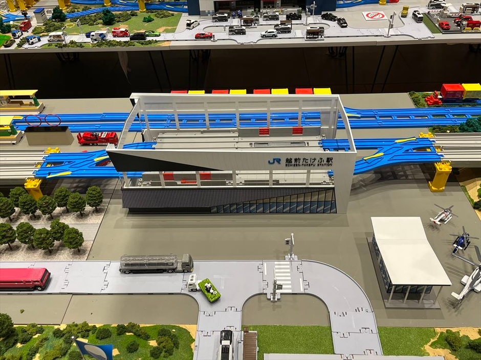 ジオラマ(越前たけふ駅)