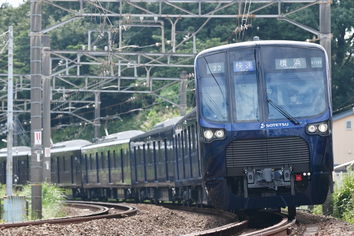 東急目黒線直通車両「21000系」（当日乗車予定）