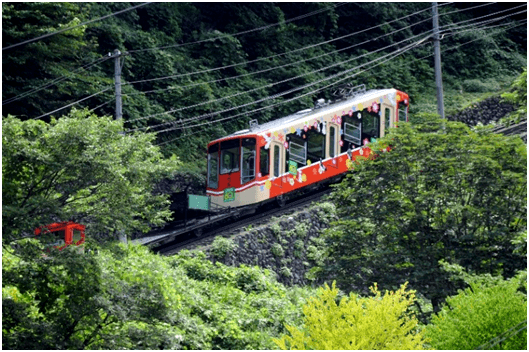 立山ケーブルカー:立山駅―美女平