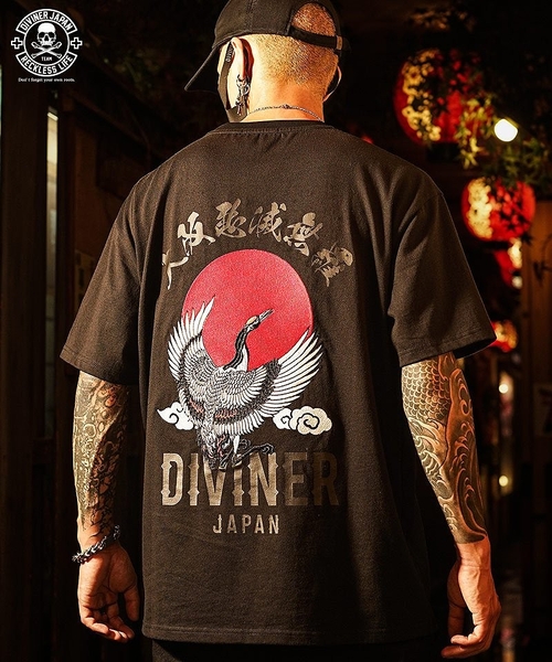 【DIVINER JAPAN】掃溜鶴 TEE