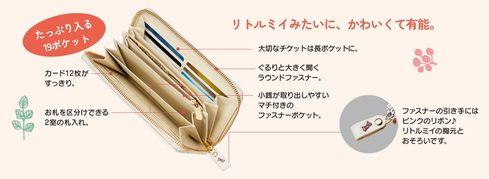 ミイ文庫革財布詳細