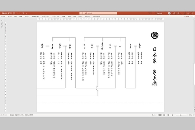 家系図作成テンプレート