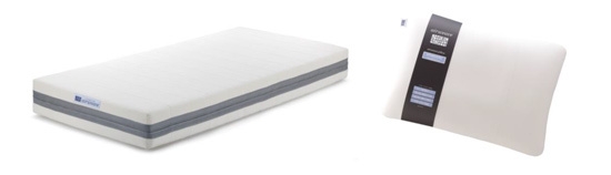 (左)エアウィーヴ ベッドマットレス スマート (右)エアウィーヴ ピロー スタンダード