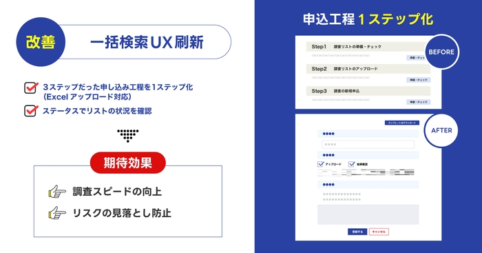 一括検索UX刷新