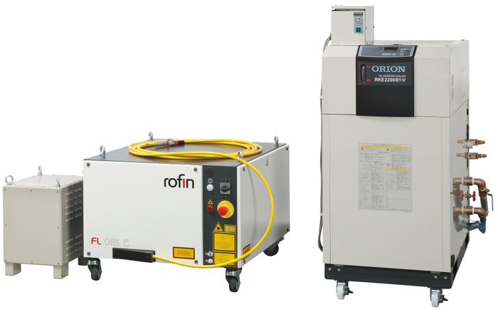 レーザ発振機+チラーユニット