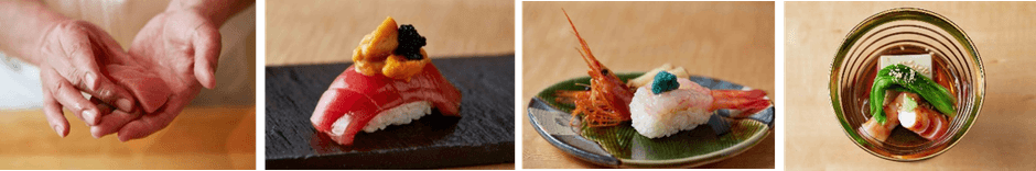 カウンター席限定板前おまかせ寿司会席コース15,000円