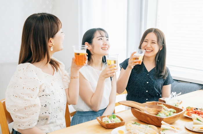 女子会にもビール