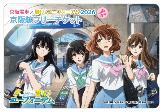 京阪線フリーチケット (イメージ)
